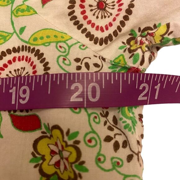 Gap Boho Inspired Floral Henley Long Sleeve Top Size Medium - Picture 11 of 13